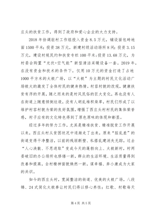 某村党支部书记先进事迹材料.docx