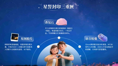 浅橙色3D立体风七夕浪漫约会策划PPT模版