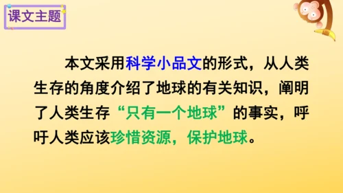 19 只有一个地球 课件