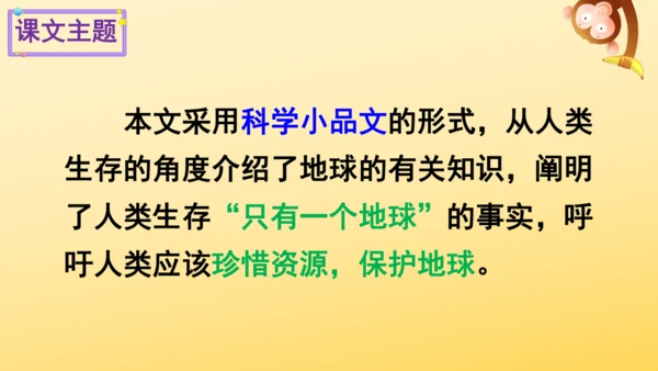 19 只有一个地球 课件