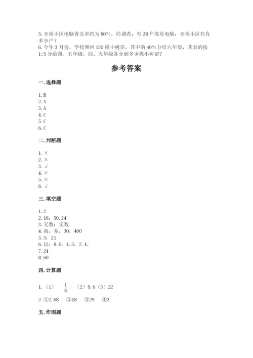 小学数学六年级上册期末卷含完整答案【考点梳理】.docx