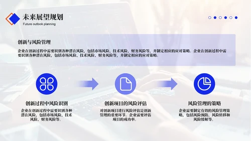 蓝色商务风设备管理效能优化年终总结PPT模板