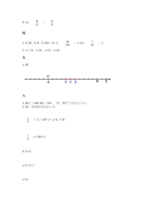 北京版数学小升初模拟试卷及完整答案（全国通用）.docx