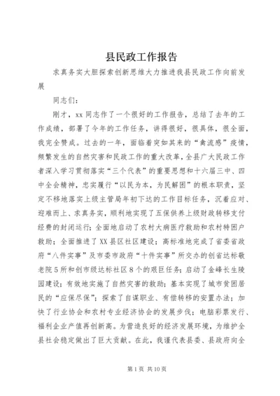 县民政工作报告 (7).docx