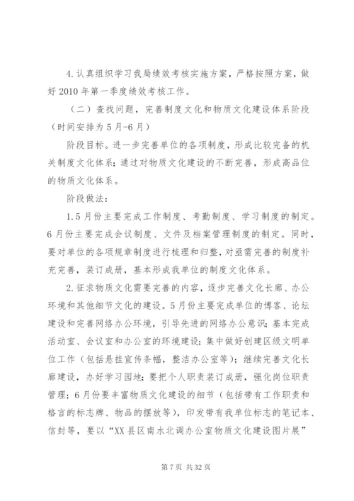 机关文化建设活动的实施方案.docx
