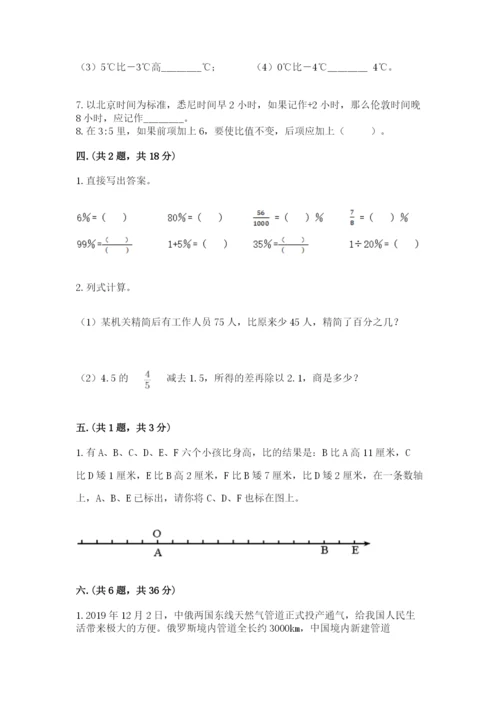 六年级毕业班数学期末考试试卷ab卷.docx