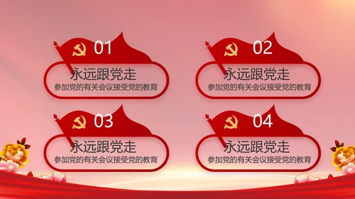 党支部党员风采展示年年终总结PPT