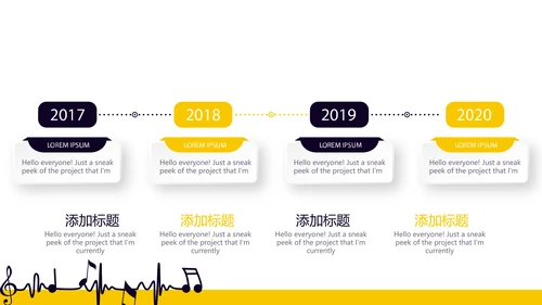 创意时尚音乐教学设计动态PPT模板