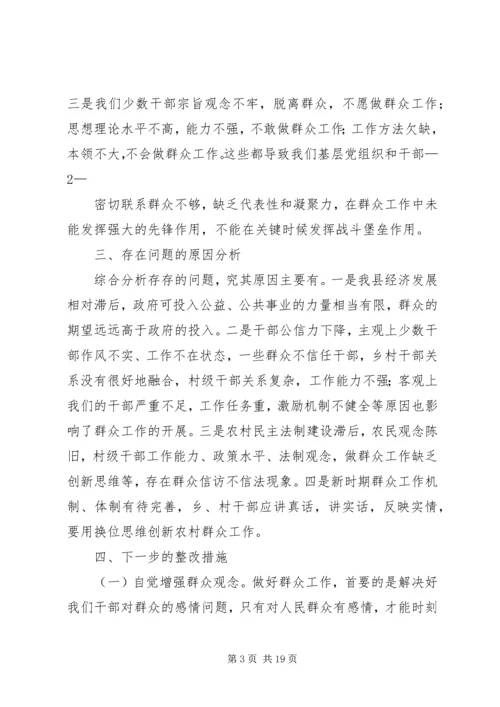 四群教育分析检查报告5则范文.docx