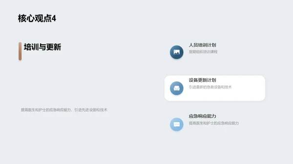 急救中心：卓越与创新