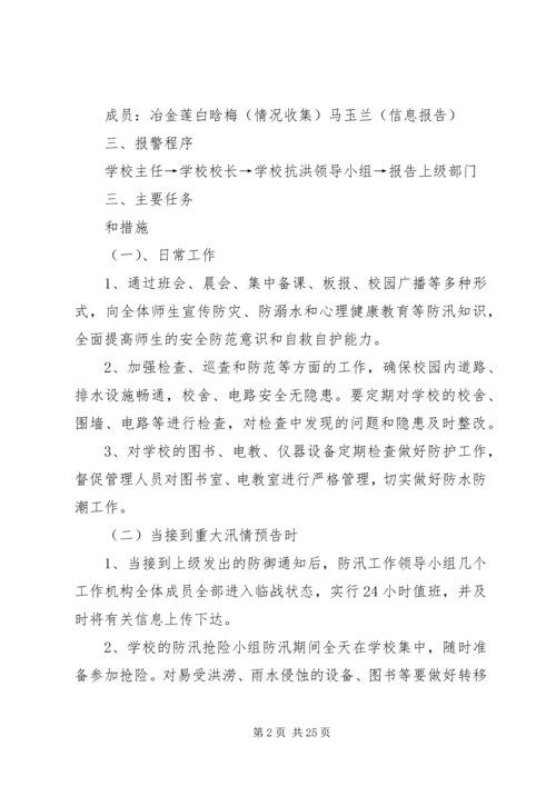 防汛工作应急预案 (2).docx