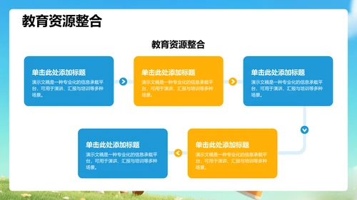 蓝色研学旅行PPT模板