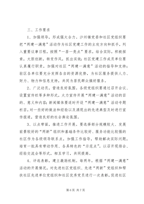 社区党建活动的意见.docx