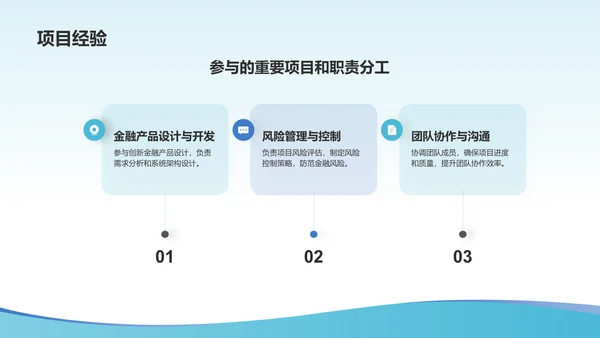 蓝色商务风竞聘述职PPT模板