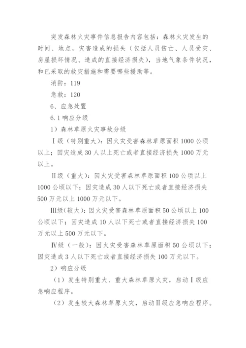 森林防火应急预案.docx