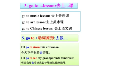 人教精通版（三年级起点）四年级下册Unit5单元知识梳理（单词+句型+语法）课件