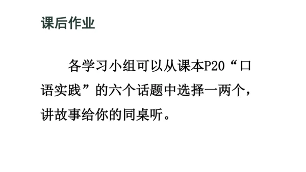 部编版八年级语文上册第1单元 口语交际 讲述 课件(共21张PPT)