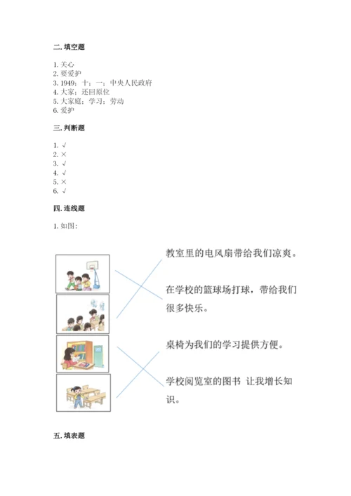 部编版二年级上册道德与法治期中测试卷精品.docx