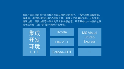 深色扁平C语言编程教学PPT模板