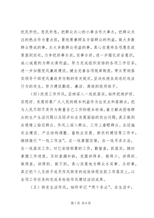 乡镇治庸问责活动情况汇报.docx