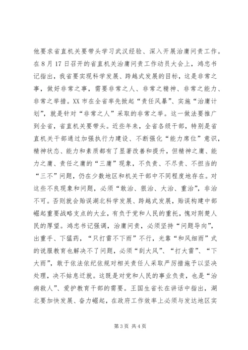 厅长在治庸问责工作动员大会上的讲话 (4).docx