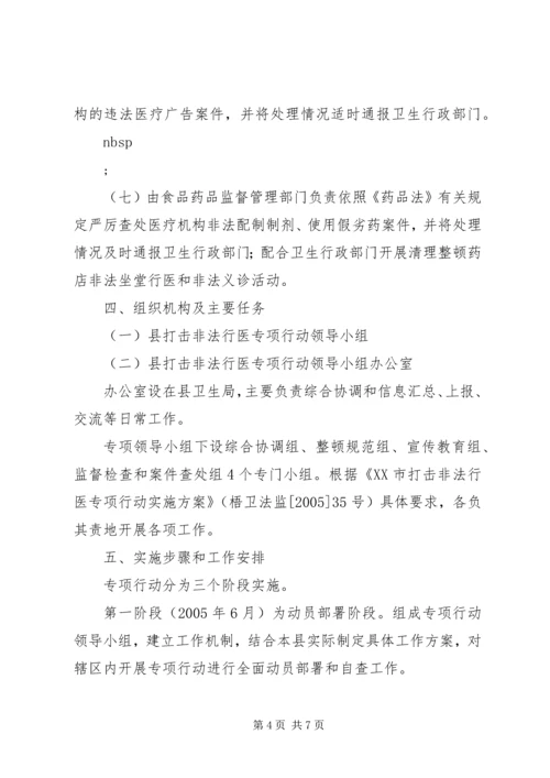 打击非法行医专项行动工作计划 (5).docx