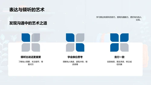 初二生活学习报告PPT模板