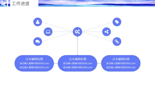 水墨晕染年终总结通用PPT模板