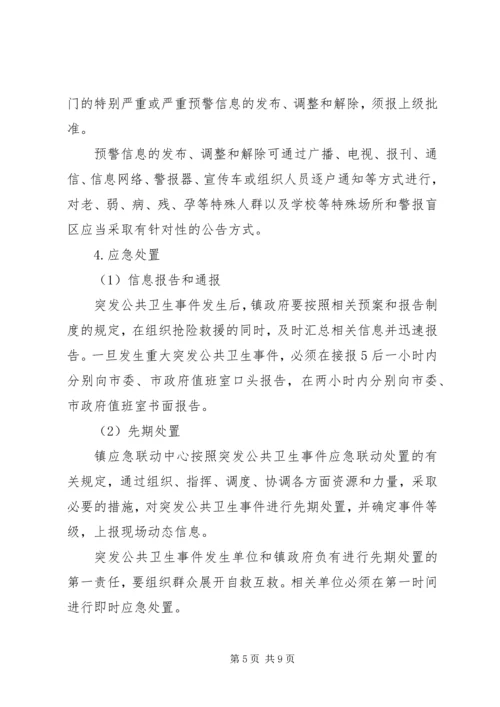 镇突发公共卫生事件应急预案1范文 (3).docx