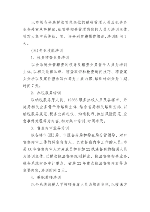 组织干部培训方案 干部教育培训方案.docx