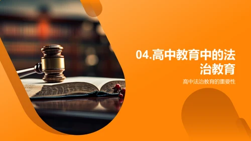 优化高中法治教育路径