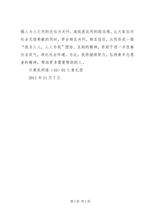 优秀青年志愿者申请主要事迹 (2).docx