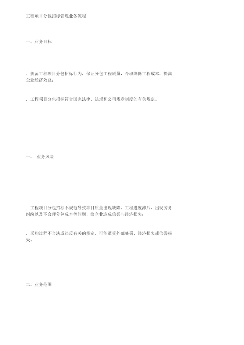 工程项目分包招标管理业务流程.docx