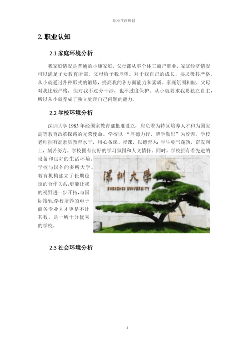 12页5600字环境设计专业职业生涯规划.docx