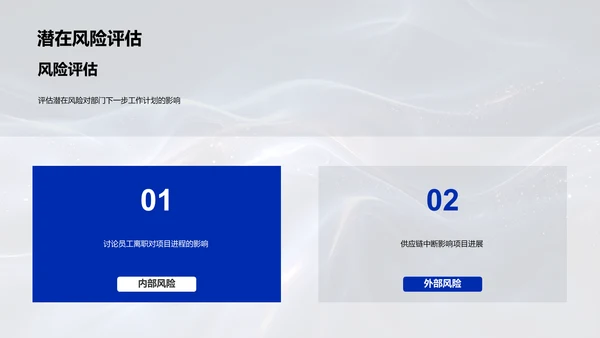 季度工作回顾与远景PPT模板