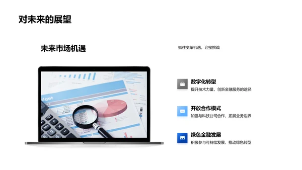 银行业年度总结报告PPT模板