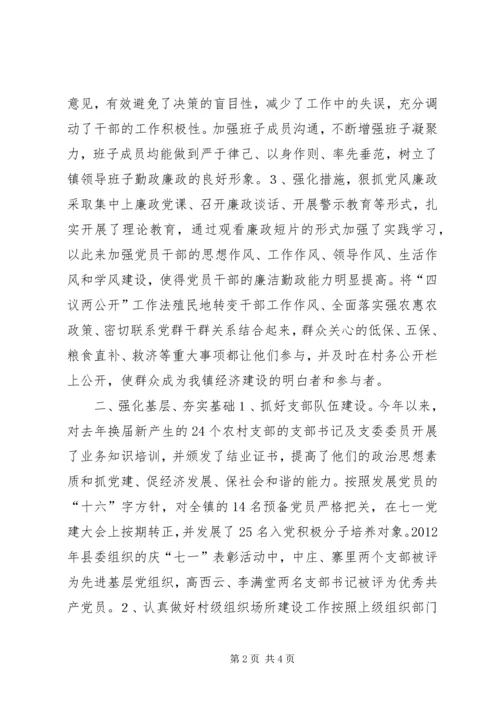 书记抓党建专项述职材料.docx