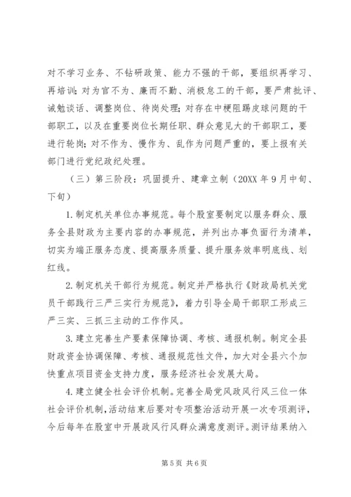 财政局不严不实问题专项整治方案 (2).docx