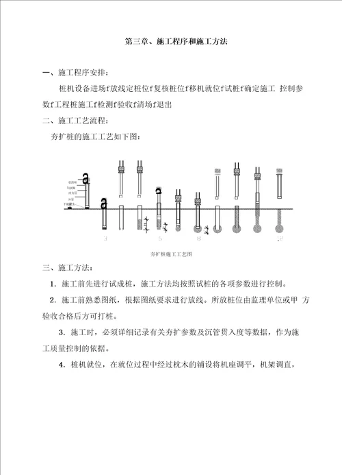 桩基础施工方案范文