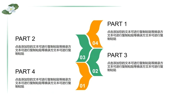 绿色简约中小学生教育日PPT模板