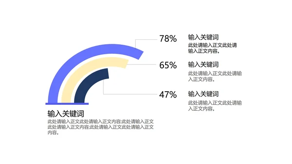 简约几何风年度总结汇报PPT模板