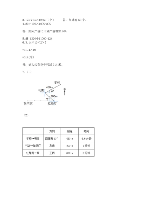 小学数学六年级上册期末测试卷（b卷）word版.docx