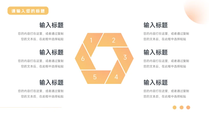 黄色弥散阴影工作总结汇报PPT模板