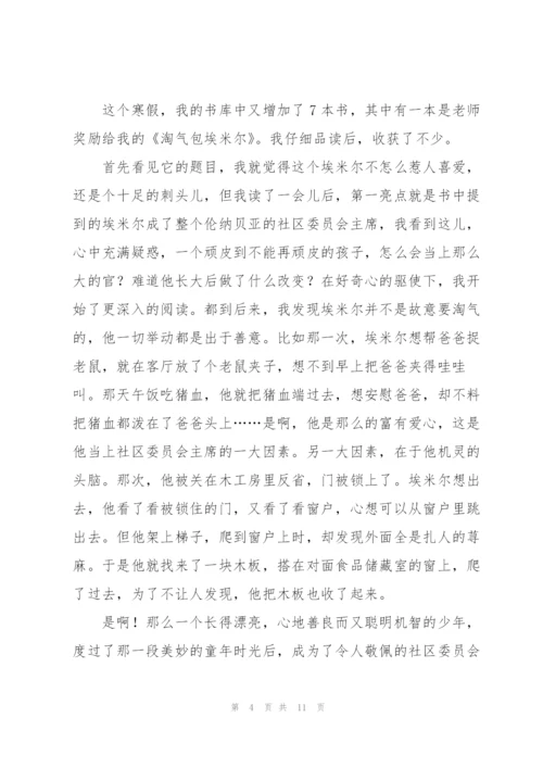 淘气包埃米尔名著读书心得.docx