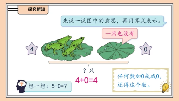 【课堂无忧】人教版一年级上册-1.9 0的认识和加减法（课件）(共32张PPT)