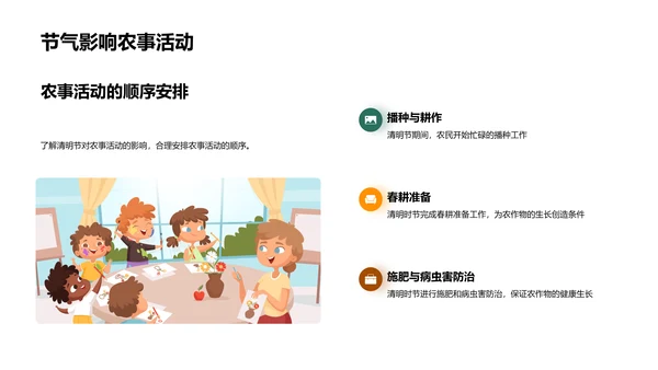 清明科普与环保讲解PPT模板