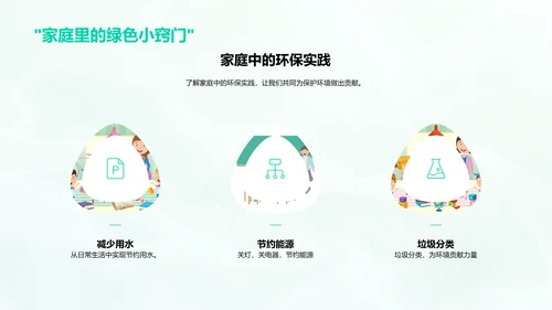 环保课程讲座PPT模板