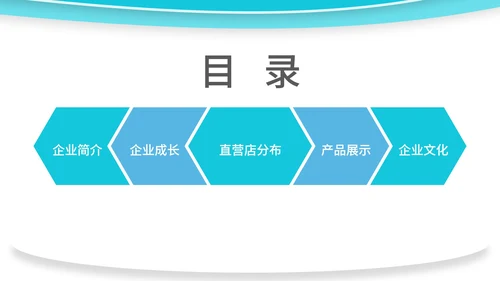 蓝色水彩风食品公司销售宣传展销会PPT模板
