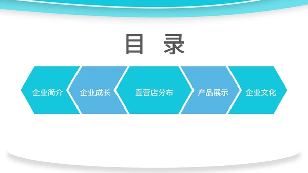 蓝色水彩风食品公司销售宣传展销会PPT模板