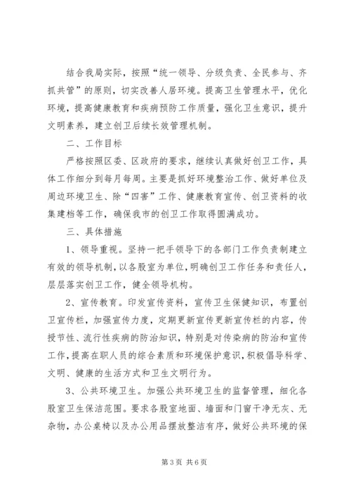 社区年度爱卫工作计划模板.docx